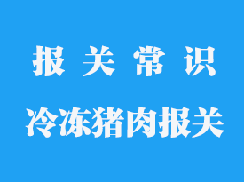 進口冷凍豬肉報關核酸檢測時間及費用