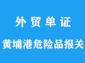 廣州黃埔港是否允許進口危險品，海關有哪些要求