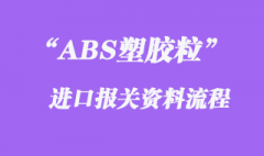 ABS塑膠粒進口報關代理