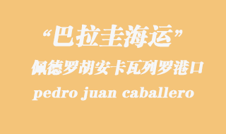 佩德羅胡安卡瓦列羅（pedro juan caballero）港口