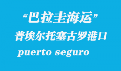 巴拉圭海運：普埃爾托塞古羅（puerto seguro）港口