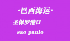 巴西海運：圣保羅（sao paulo）港口