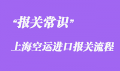 上海空運進口報關流程