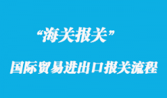 國(guó)際貿(mào)易進(jìn)出口報(bào)關(guān)流程