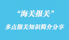 海關多點報關知識簡介分享