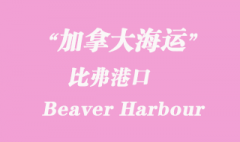 加拿大海運港口：比弗港（Beaver Harbour）