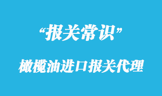 橄欖油進口報關代理