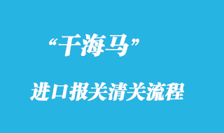 干海馬進口報關清關流程