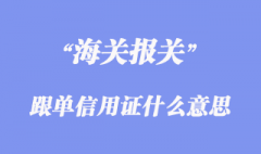 跟單信用證什么意思