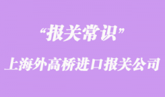 上海外高橋進口報關公司哪家比較專業?