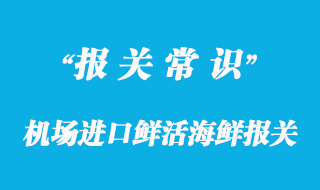 機(jī)場進(jìn)口鮮活海鮮報(bào)關(guān)流程