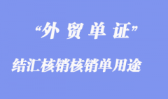 結匯核銷核銷單有哪些用途