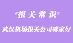 武漢機場報關公司哪家好