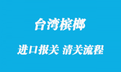 進口臺灣新鮮檳榔清關流程是怎樣的