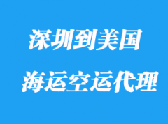 深圳到美國海運和空運的相關介紹