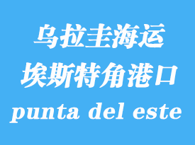 烏拉圭海運港口：埃斯特角（punta del este）港口