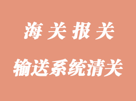 空運德國輸送系統上海進口報關代理公司