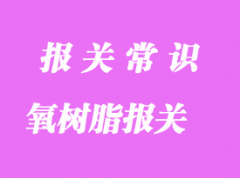 馬來(lái)西亞環(huán)氧樹(shù)脂進(jìn)口到上海清關(guān)貨運(yùn)流程