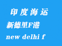 印度海運港口：新德里F港（new delhi f ）