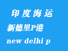 印度海運港口：新德里P港（new delhi p ）