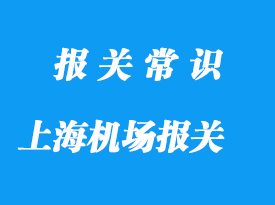 上海機(jī)場(chǎng)報(bào)關(guān)公司推薦哪家比較好