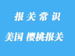 美國櫻桃進(jìn)口報(bào)關(guān)關(guān)稅是怎樣的呢?